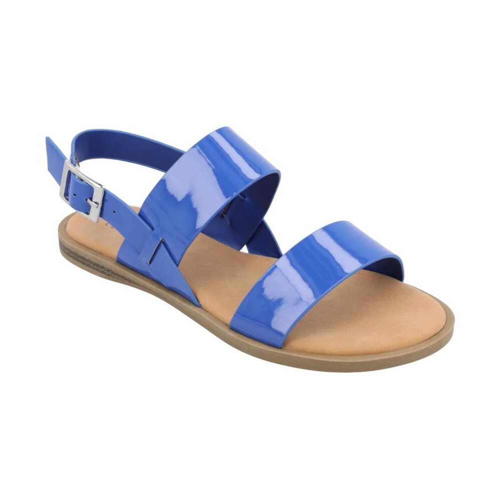 NWT Journee Collection Womens Lavine Multi Strap Sandals LAVINE Navy Blue 9M